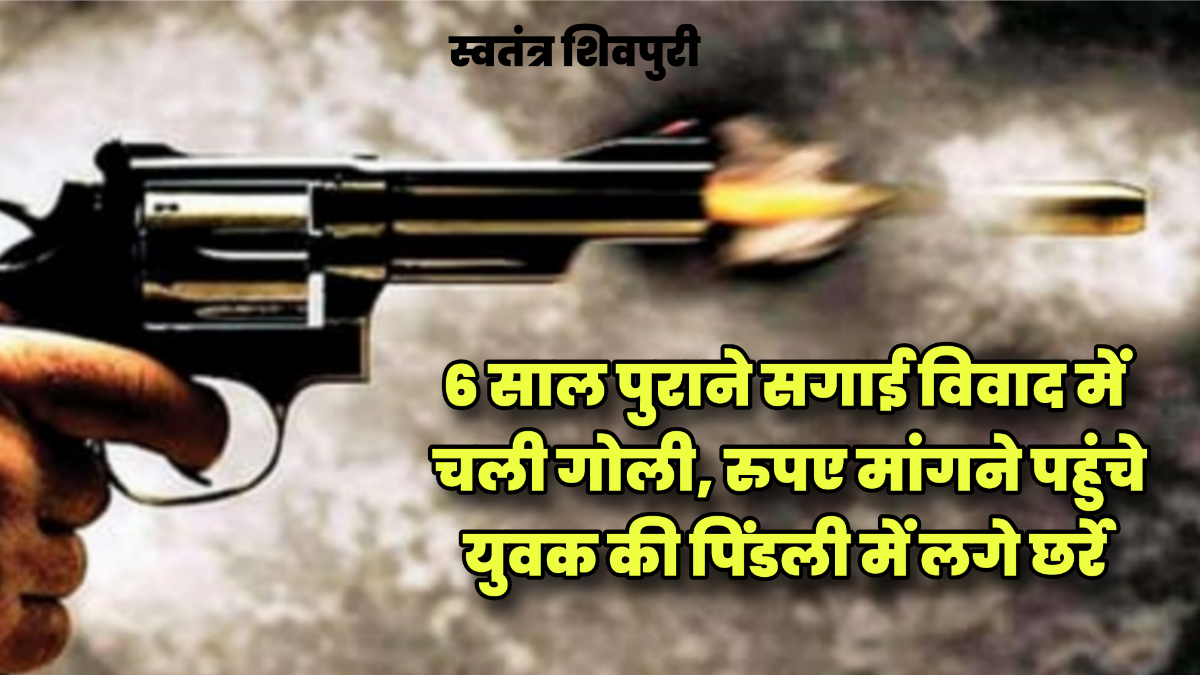 6 साल पुराने सगाई विवाद में चली गोली, रुपए मांगने पहुंचे युवक की पिंडली में लगे छर्रे